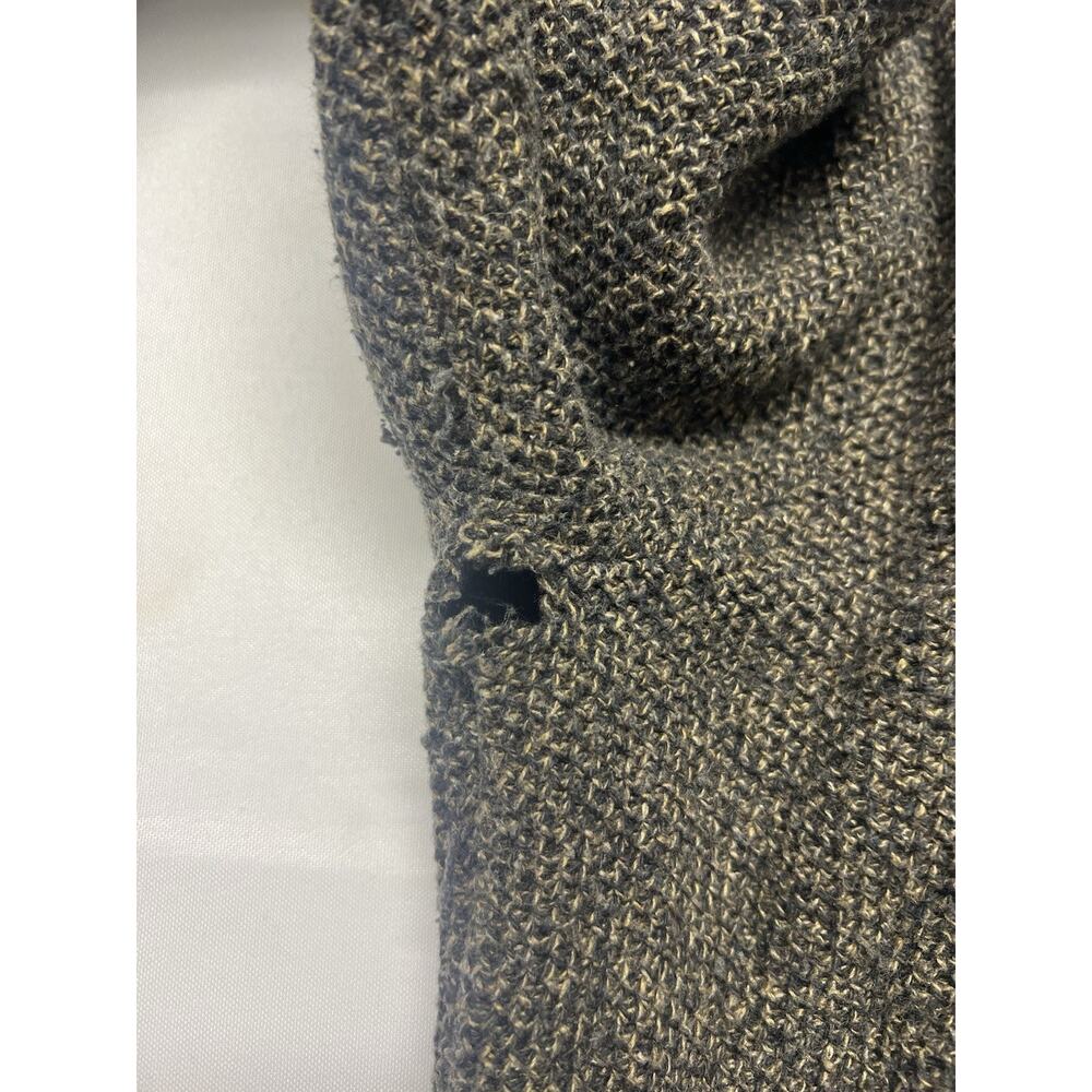 Oscar De La Renta Men's Henley Knit Sweater Size XL Heavy Grunge - Picture 4 of 10